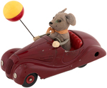 SCHUCO "SONNY 2005" MOUSE WITH BALLOON WIND-UP CAR.