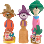 HANNA-BARBARA CHARACTERS PUREX SOAP CONTAINER TRIO.