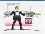 TOY PRESENTATION ORIGINAL ART FOR "THE MASK" TOY LINE BY KENNER.