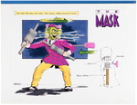 TOY PRESENTATION ORIGINAL ART FOR "THE MASK" TOY LINE BY KENNER.