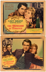 CARY GRANT "THE HOWARDS OF VIRGINIA" LOBBY CARD SET.