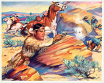 "LONE RANGER" GUM INC. PREMIUM PICTURE #4.