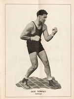 1927 DEMPSEY VS. TUNNEY "LONG COUNT FIGHT" BOXING PROGRAM.