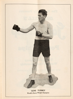 1927 DEMPSEY VS. TUNNEY "LONG COUNT FIGHT" BOXING PROGRAM.