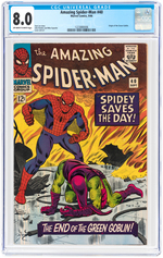 "AMAZING SPIDER-MAN" #40 SEPTEMBER 1966 CGC 8.0 VF.