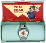 "YOGI BEAR" BRADLEY WATCH IN PLASTIC CASE.