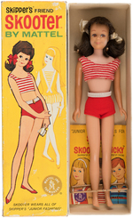 BARBIE/SKIPPER "SKOOTER" BOXED DOLL PAIR.