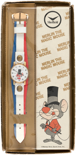 "MERLIN THE MAGIC MOUSE" BOXED WATCH.