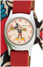 "MICKEY MOUSE" 1955 US TIME WATCH IN PRESENTATION BOX.