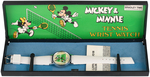 "MICKEY & MINNIE" MOUSE BRADLEY TENNIS WATCH.