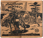 "LONE RANGER RODEO" #3696 BOXED PLAYSET BY MARX.