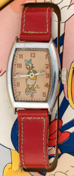 DAISY DUCK BOXED INGERSOLL/US TIME WATCH.