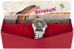 "FLIPPER" BOXED BRADLEY WATCH.