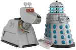 DOCTOR WHO "TALKING DALEK" & "TALKING K-9" BOXED PAIR.