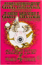 BILL GRAHAM CONCERT POSTER BG-105 OP-2 FEATURING JIMI HENDRIX EXPERIENCE.