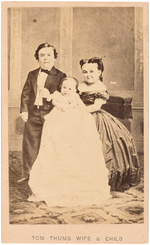 GENERAL TOM THUMB & FAMILY CDV LOT.