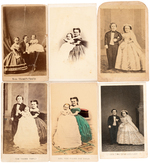 GENERAL TOM THUMB & FAMILY CDV LOT.