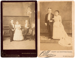 COUNT & COUNTESS MAGRI CABINET CARD PAIR.