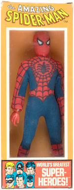 MEGO CIRCLE SUIT VARIETY SPIDER-MAN IN BOX.