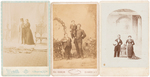 LITTLE PEOPLE CDV & CABINET CARD LOT.