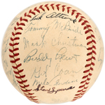 "1947 WASHINGTON SENATORS" TEAM SIGNED BASEBALL.