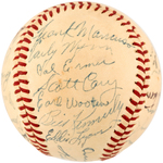 "1947 WASHINGTON SENATORS" TEAM SIGNED BASEBALL.