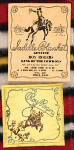 "ROY ROGERS" BOXED OUTFIT & "SADDLE BLANKET."