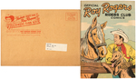 "ROY ROGERS RIDERS CLUB" POST'S CEREALS PREMIUM CLUB KIT & CGC COMIC.