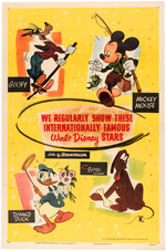 WALT DISNEY STOCK POSTER PAIR.