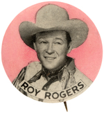 ROY ROGERS EIGHT PORTAIT BUTTONS INCLUDING RARE AND SCARCE COLORS.