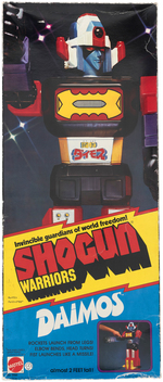 "SHOGUN WARRIORS - DAIMOS" BOXED TOY.