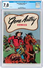 "GENE AUTRY COMICS" #1 MAY-JUNE 1946 CGC 7.0 FN/VF.