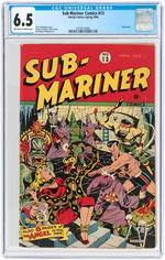 "SUB MARINER COMICS" #13 SPRING 1944 CGC 6.5 FN+.