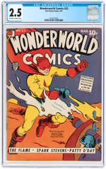 "WONDERWORLD COMICS" #23 MARCH 1941 CGC 2.5 GOOD+.