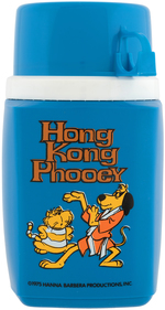 "HONG KONG PHOOEY" METAL LUNCHBOX WITH THERMOS.