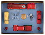 "TOOTSIETOY FIRE DEPARTMENT" BOXED SET.
