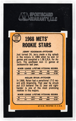 1968 TOPPS NOLAN RYAN ROOKIE CARD SGC 40 VG 3.