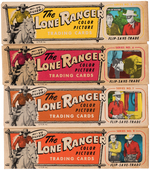 "THE LONE RANGER COLOR PICTURE TRADING CARDS" FULL PACKS & SINGLE CARDS LOT.