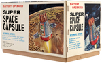 "SUPER SPACE CAPSULE" BOXED BATTERY-OPERATED TOY.