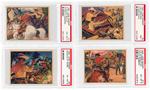 "LONE RANGER CHEWING GUM" PSA GRADED GUM CARD LOT OF 20.