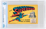 "WITH SUPERMAN AT THE GILBERT HALL OF SCIENCE" #NN CBCS 9.8 NM/MINT.