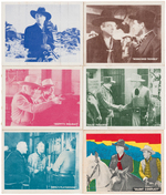 "HOPALONG CASSIDY" TOPPS GUM CARD LOT OF 90.