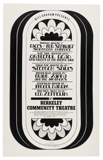 "BILL GRAHAM PRESENTS" 1973 CONCERT POSTER FEATURING ZAPPA, LED ZEPPELIN, THE GRATEFUL DEAD & MORE.