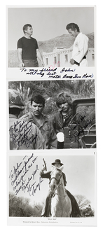 TOM LAUGHLIN AS BILLY JACK SIGNED LOT WITH TEN SIGNATURES.