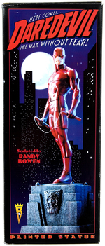 "DAREDEVIL" BOXED RANDY BOWEN STATUE.