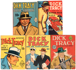 "DICK TRACY" FAST-ACTION BOOK SET.