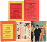 "DICK TRACY" FAST-ACTION BOOK SET.