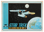 AURORA ENGLAND 1968 STAR TREK ENTERPRISE AND KLINGON BATTLE CRUISER MODEL PAIR.