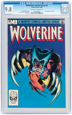 "WOLVERINE LIMITED SERIES" #2 OCTOBER 1982 CGC 9.8 NM/MINT.