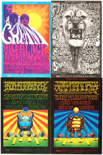 BILL GRAHAM CONCERT POSTCARD LOT.